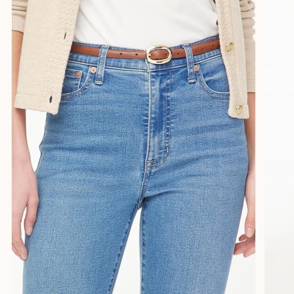 J crew deep lake wash Petite high-rise stovepipe jean in signature stretch+ - Picture 2 of 4